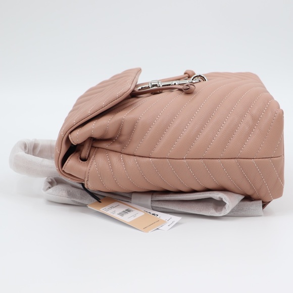 New Rebecca Minkoff Edie Flap Quilted Leather Backpack - Picture 7 of 13